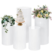 Thumbnail for 5PCS Round Plinth Cylinder Display Stand Pedestal Wedding Party Shop Display AU