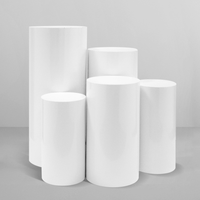 Thumbnail for 5PCS Round Plinth Cylinder Display Stand Pedestal Wedding Party Shop Display AU