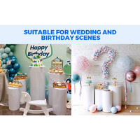 Thumbnail for 5PCS Round Plinth Cylinder Display Stand Pedestal Wedding Party Shop Display AU