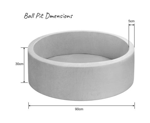 Dog Ball Play Pit in Grey-1