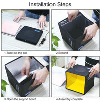 Thumbnail for 25CM Portable Photo Studio LED Light Tent Bar Cube Soft Box Room Photography