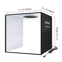 Thumbnail for 30CM Portable Photo Studio LED Light Tent Bar Cube Soft Box Room Photography