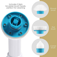 Thumbnail for Electric Cordless Spin Scrubber Super Power Scrubber Turbo Scrub Clean Brush