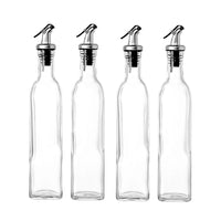 Thumbnail for 4PCS 500ml Olive Oil Vinegar Pourer Dispenser Cooking Glass Bottle Kitchen Tools