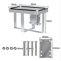 Thumbnail for 20L Jerry Can Holder Galvanized Steel 4x4 Camper Trailer Caravan Offroad AU