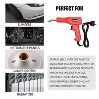 Thumbnail for Plastic Welder Garage Tool Hot Staple Staplers Bumper Repair Welding Machine Kit