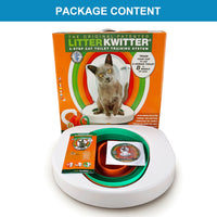 Thumbnail for Cat Toilet Training System 3 Step Litter Kwitter Pet Training DVD Instruction