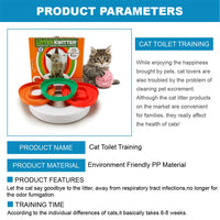 Thumbnail for Cat Toilet Training System 3 Step Litter Kwitter Pet Training DVD Instruction