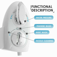 Thumbnail for Toilet Bidet Seat Spray Hygiene Water Wash Clean Sanitation Bathroom Attachment