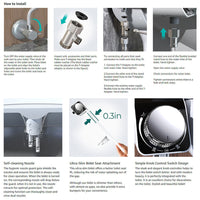 Thumbnail for Toilet Bidet Seat Dual Nozzles Bidet Non Electric Toilet Water Sprayer Bathroom