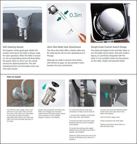 Thumbnail for Toilet Bidet Seat Dual Nozzles Bidet Non Electric Toilet Water Sprayer Bathroom