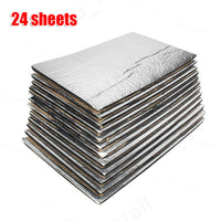 Thumbnail for 24 Sheet Self-adhesive Sound Deadener Heat Shield Insulation Deadening Mat