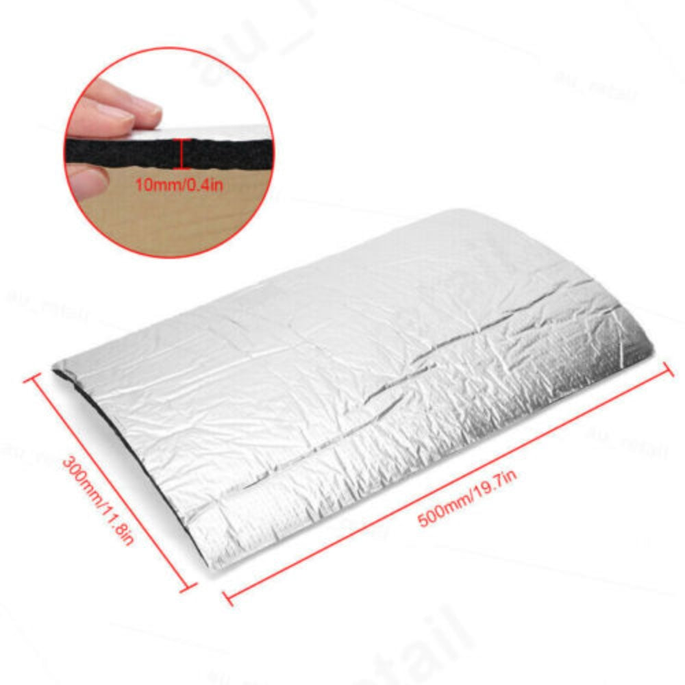 24 Sheet Self-adhesive Sound Deadener Heat Shield Insulation Deadening Mat