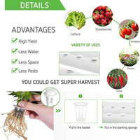 Thumbnail for 108 Plant Sites Hydroponic Grow Tool Kit Vegetable Garden Hydroponic Grow System With Wheels