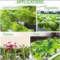 Thumbnail for 108 Plant Sites Hydroponic Grow Tool Kit Vegetable Garden Hydroponic Grow System With Wheels