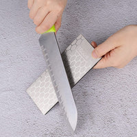 Thumbnail for 4pcs Diamond Knife Sharpener Sharpening Stone Honeycomb Grind Sharpener Kit