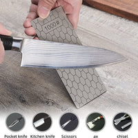 Thumbnail for 4pcs Diamond Knife Sharpener Sharpening Stone Honeycomb Grind Sharpener Kit