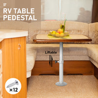 Thumbnail for Table Pedestal Telescopic Furniture Leg for RV Marine Boat Caravan Motorhome