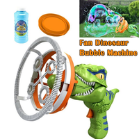 Thumbnail for Green gift Bubble Gun Automatic Bazooka Soap Water Bubble Machine Toy Electric Fan kid