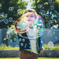 Thumbnail for Green gift Bubble Gun Automatic Bazooka Soap Water Bubble Machine Toy Electric Fan kid