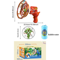 Thumbnail for Red gift Bubble Gun Automatic Bazooka Soap Water Bubble Machine Toy Electric Fan kid