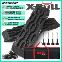 Thumbnail for X-BULL 4X4 Recovery Tracks Boards 2PCS 12T Sand Snow Mud tracks With Mounting pins Bolts