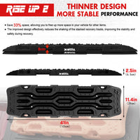 Thumbnail for X-BULL 4X4 Recovery Tracks Boards 2PCS 12T Sand Snow Mud tracks With Mounting pins Bolts