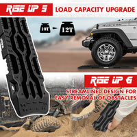 Thumbnail for X-BULL 4X4 Recovery Tracks Boards 2PCS 12T Sand Snow Mud tracks With Mounting pins Bolts