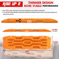 Thumbnail for X-BULL 4WD Recovery Tracks Boards 2PCS 12T Sand Snow Mud tracks With Mounting pins Bolts