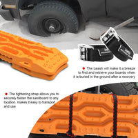 Thumbnail for X-BULL 4WD Recovery Tracks Boards 2PCS 12T Sand Snow Mud tracks With Mounting pins Bolts