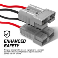 Thumbnail for 10x Anderson Plug Anderson Style Plug Connectors 50AMP 6AWG 12-24V DC Power Tool