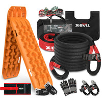 Thumbnail for X-BULL 4X4 Recovery Kit Kinetic Recovery Rope Snatch Strap soft shackle / 2PCS Recovery Tracks Boards 4WD Gen3.0