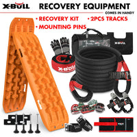 Thumbnail for X-BULL 4X4 Recovery Kit Kinetic Recovery Rope Snatch Strap / 2PCS Recovery Tracks 4WD Mounting Pins Gen3.0