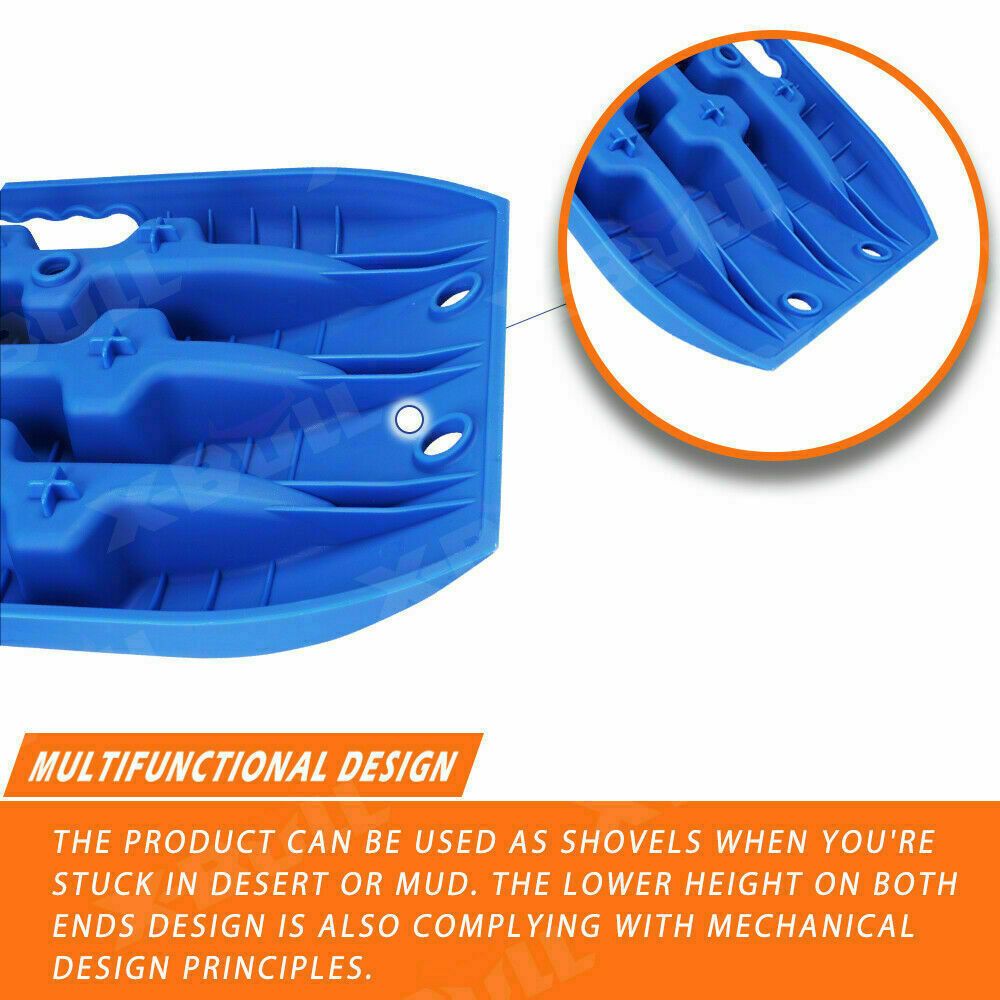 X-BULL Recovery tracks Mud Snow / Sand tracks / Grass 4X4 Caravan 2pairs 4WD Gen 3.0 - Blue