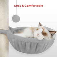 Thumbnail for Floofi 104cm Plush Cat Condo Cat Tree Light Grey FI-CT-166-ZZ