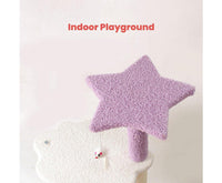 Thumbnail for 61cm Galaxy Plush Scratching Post in Pink Purple-1