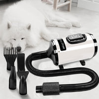 Thumbnail for Floofi Pet Hair Dryer LCD (White) FI-PHD-113-DY