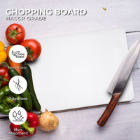 Thumbnail for GOMINIMO White Plastic Chopping Board (450 x 610 x 13mm) GO-CCB-100-OK