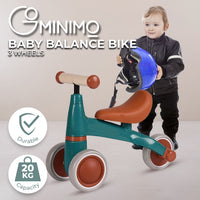 Thumbnail for GOMINIMO 3 Wheels Baby Balance Bike (Green)