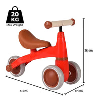 Thumbnail for GOMINIMO 3 Wheels Baby Balance Bike (Red)