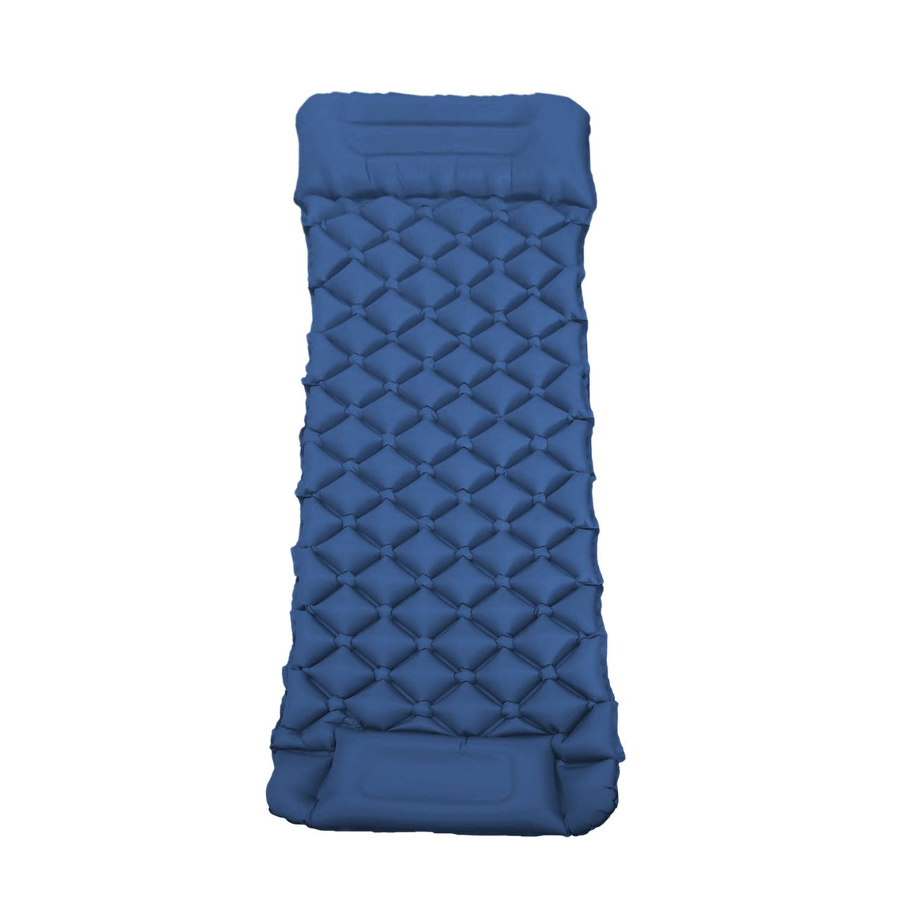 KILIROO Inflatable Camping Sleeping Pad with Pillow (Navy Blue)