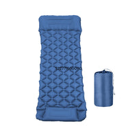 Thumbnail for KILIROO Inflatable Camping Sleeping Pad with Pillow (Navy Blue)