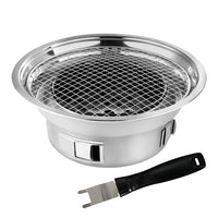 Thumbnail for KILIROO Multifunctional Camping Charcoal BBQ Grill Stove (Silver)