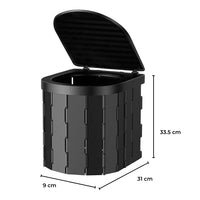 Thumbnail for KILIROO Portable Foldable Potty With Lid (Black)