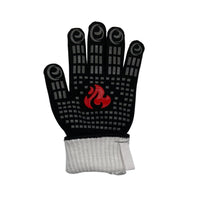 Thumbnail for KILIROO BBQ Grill Gloves 35cm With Non-Slip Silicone KR-BG-100-YG