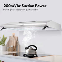 Thumbnail for MIRAKLASS Slim Rangehood 90cm MK-RH-2590A-TF