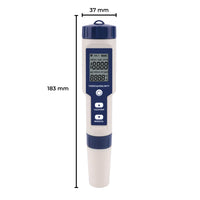 Thumbnail for NOVEDEN 5 in 1 Digital Water Quality Test Meter(White+Blue)NE-PHM-100-JQ