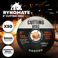 Thumbnail for RYNOMATE 50 Pcs Cutting Wheel Discs 125mm (Black) RNM-CD-100-JS