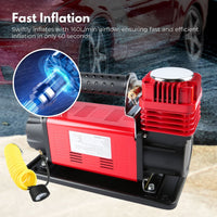 Thumbnail for RYNOMATE 540W Car Air Compressor for Car Tires (Red)