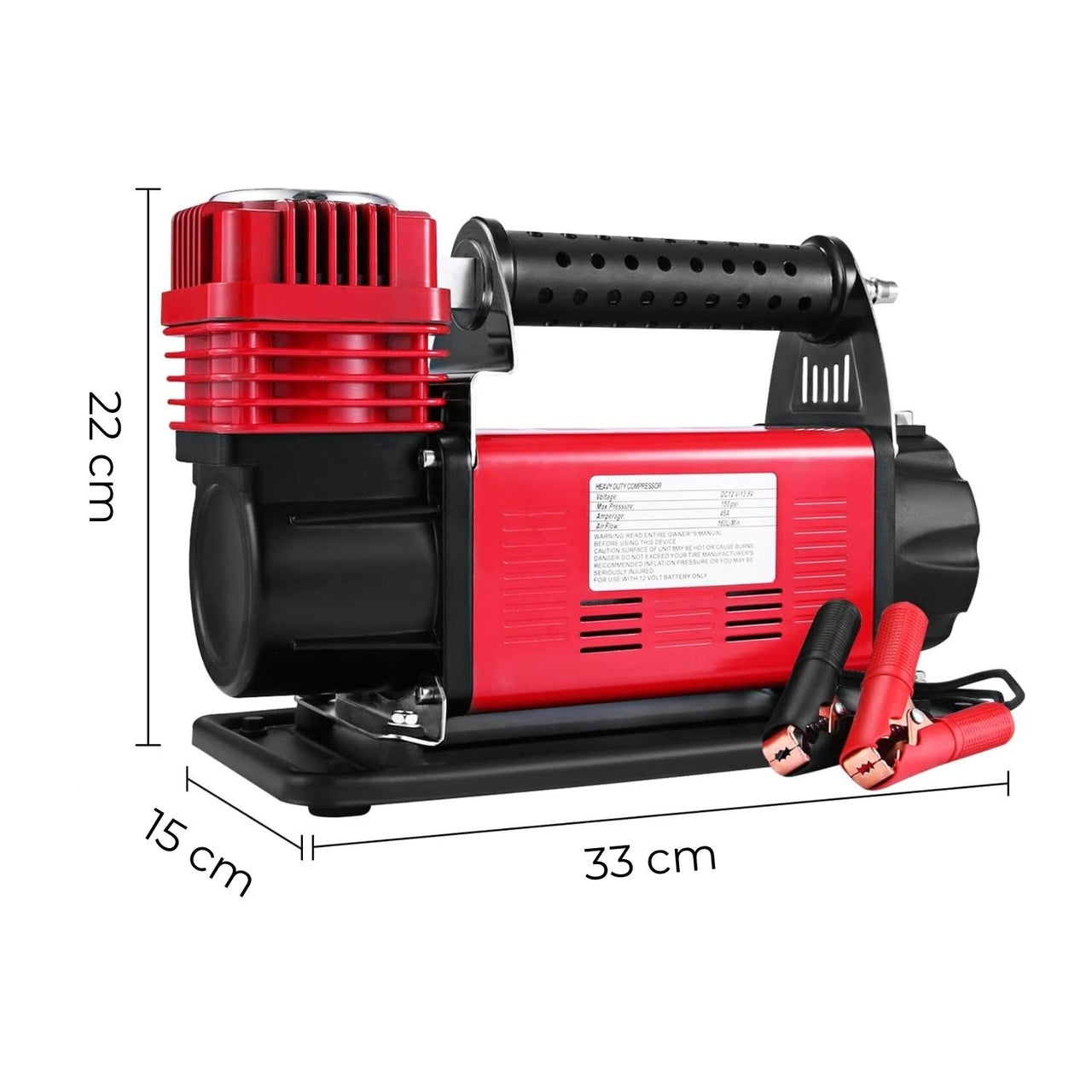 RYNOMATE 540W Car Air Compressor for Car Tires (Red)